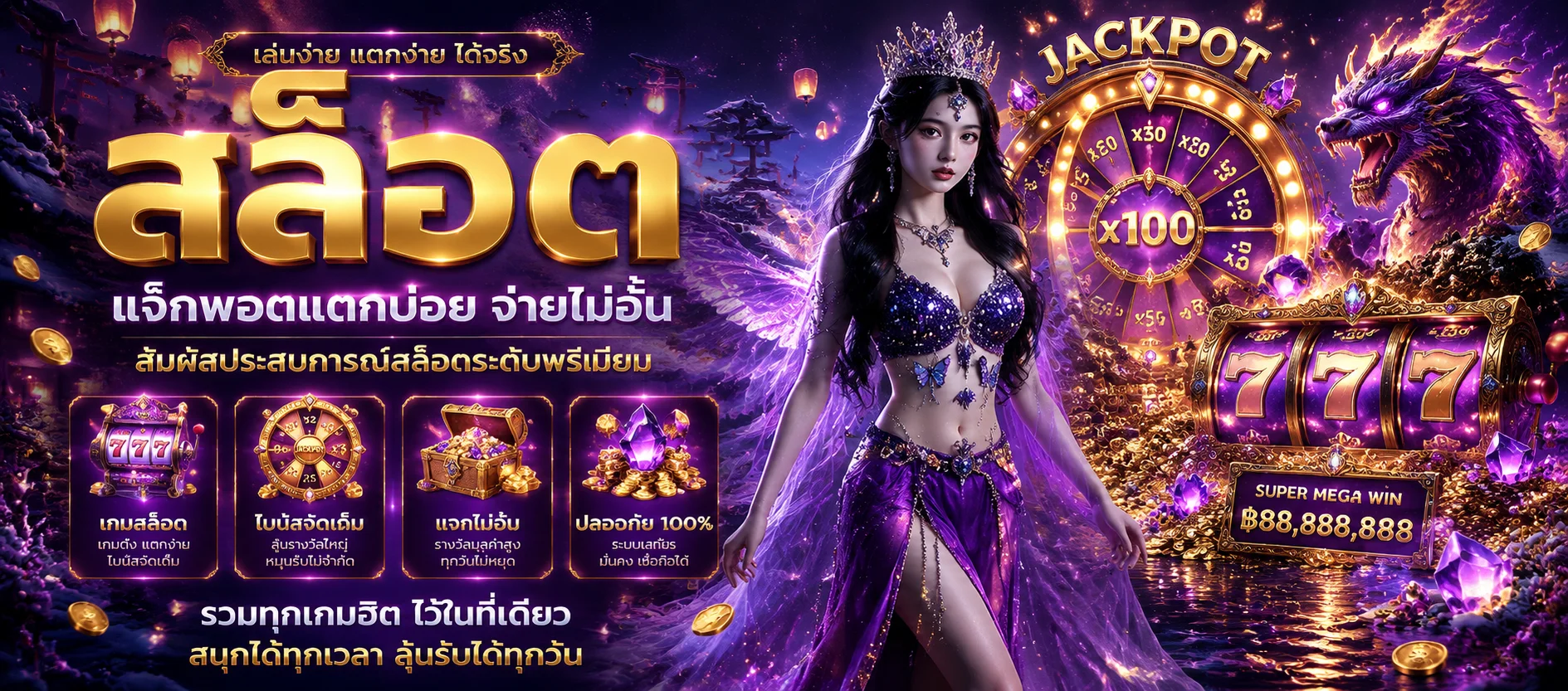 หน้าเว็บสล็อตออนไลน์ WALLET SOSLOT รวมเกมค่าย PG Soft แตกง่าย